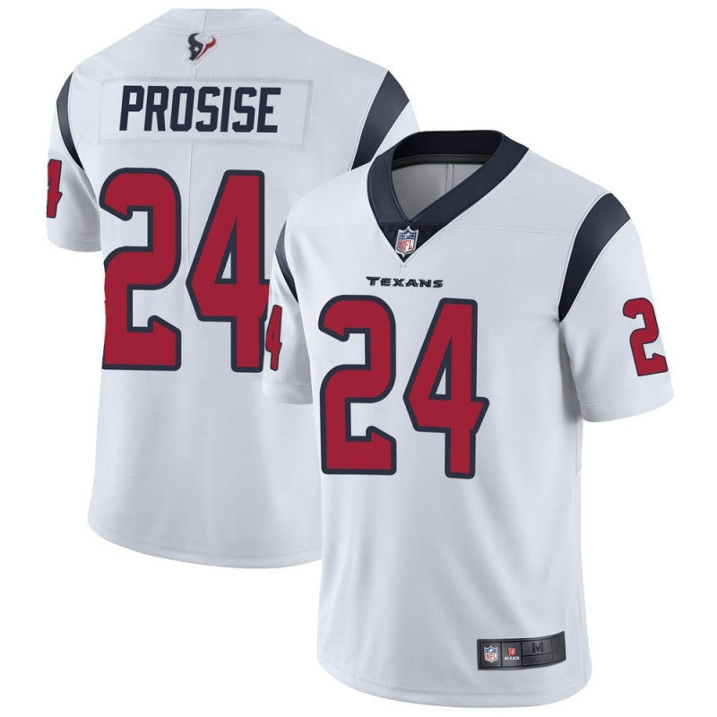 CJ Prosise New Houston Texans white jersey
