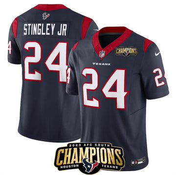 Derek Stingley Jr Houston Texans navy FUSE jersey
