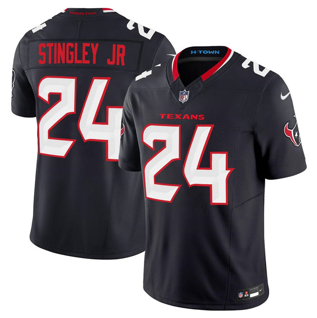 Derek Stingley Jr Houston Texans navy FUSE jersey