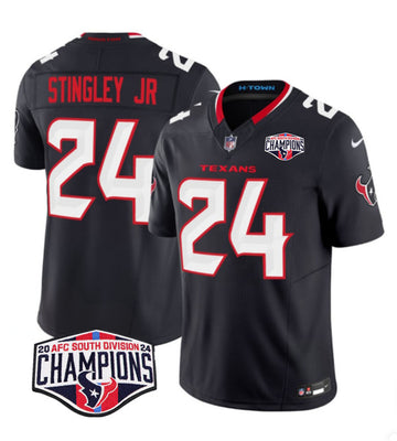 Derek Stingley Jr Houston Texans navy FUSE jersey