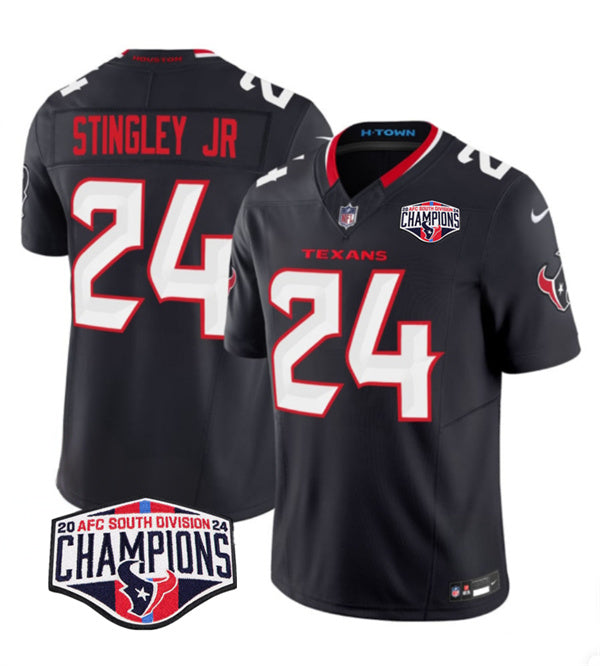 Derek Stingley Jr Houston Texans navy FUSE jersey