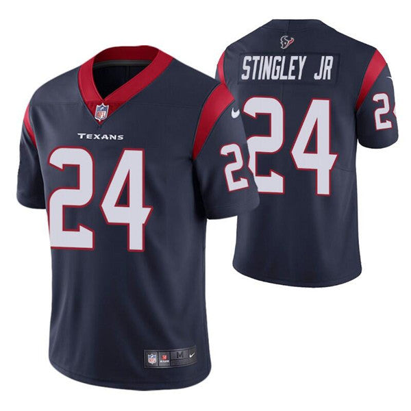 Derek Stingley Jr Houston Texans navy jersey