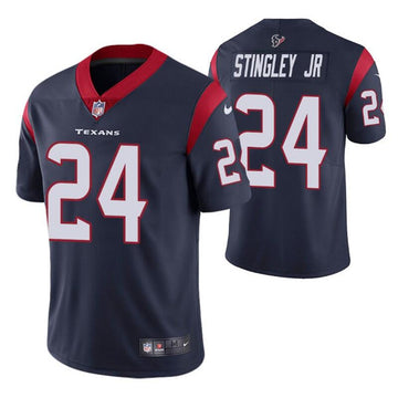 Derek Stingley Jr Houston Texans navy jersey