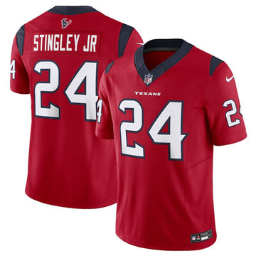 Derek Stingley Jr Houston Texans red FUSE jersey