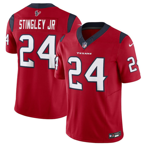 Derek Stingley Jr Houston Texans red FUSE jersey
