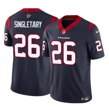 Devin Singletary Houston Texans navy FUSE jersey