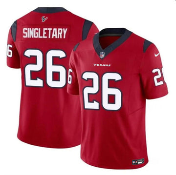 Devin Singletary Houston Texans red FUSE jersey