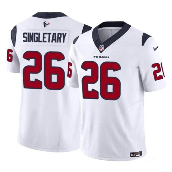 Devin Singletary Houston Texans white FUSE jersey