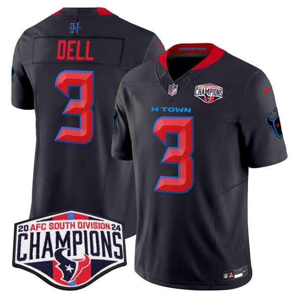 Tank Dell Houston Texans navy FUSE jersey