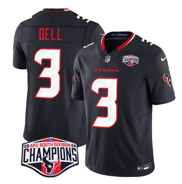 Tank Dell Houston Texans navy FUSE jersey