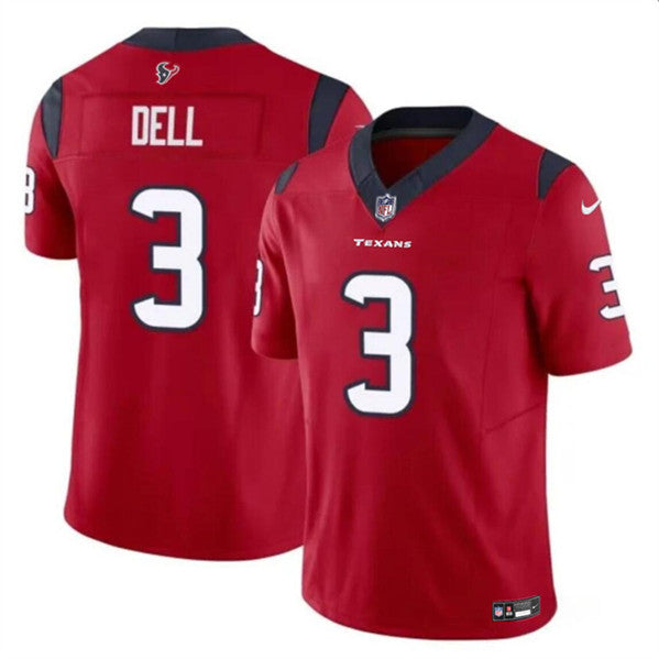 Tank Dell Houston Texans red FUSE jersey