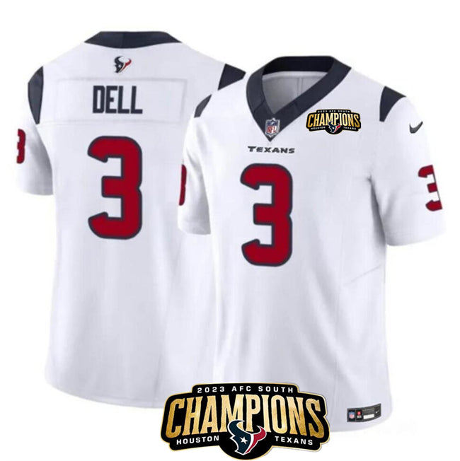Tank Dell Houston Texans white FUSE jersey
