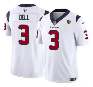 Tank Dell Houston Texans white FUSE jersey