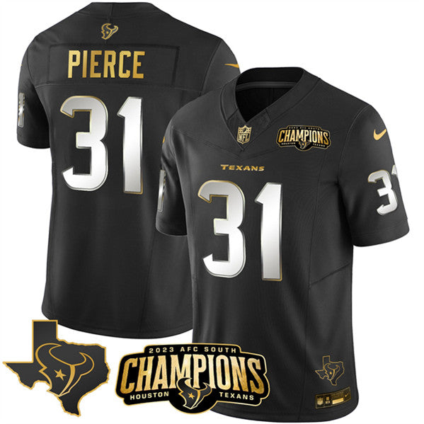 Dameon Pierce Houston Texans black FUSE jersey