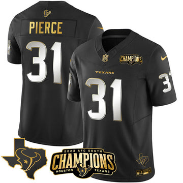 Dameon Pierce Houston Texans black FUSE jersey