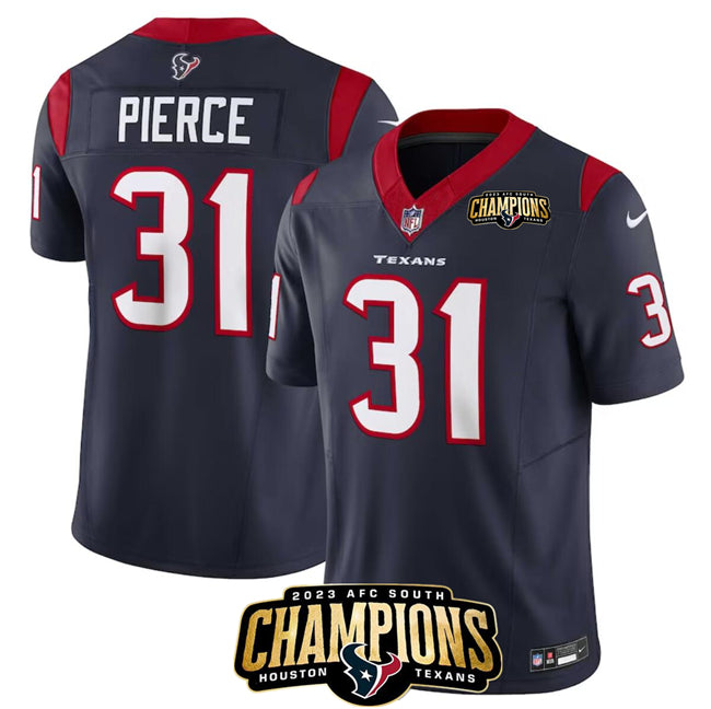 Dameon Pierce Houston Texans navy FUSE jersey
