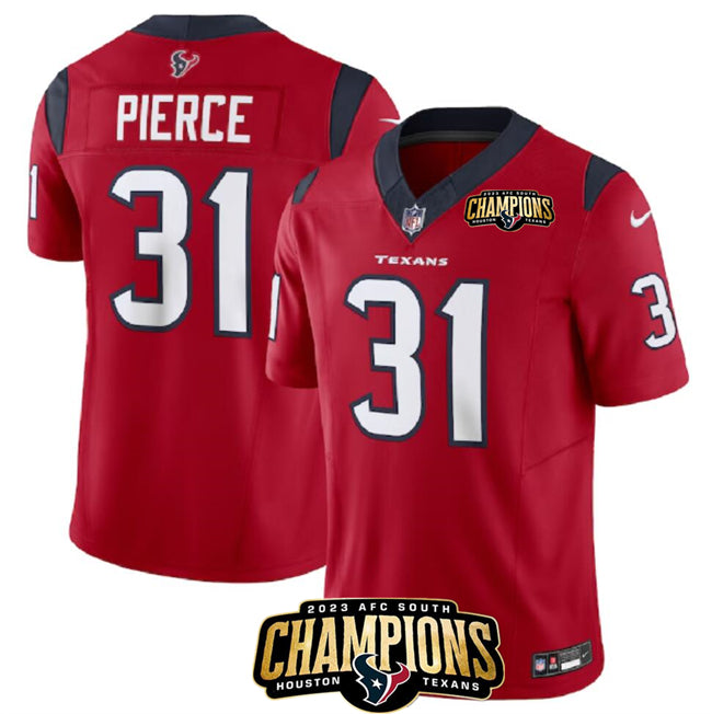 Dameon Pierce Houston Texans red FUSE jersey