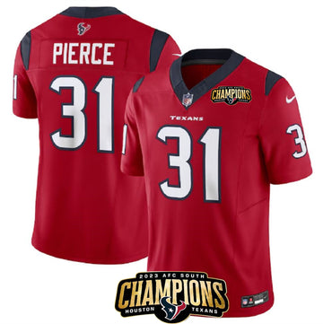 Dameon Pierce Houston Texans red FUSE jersey