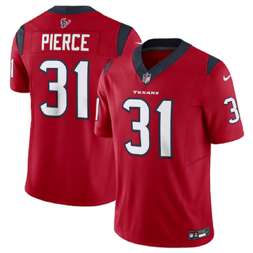Dameon Pierce Houston Texans red FUSE jersey