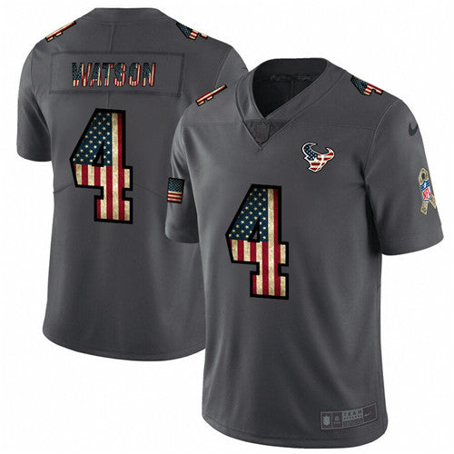 Deshaun Watson Houston Texans grey Salute To Service jersey