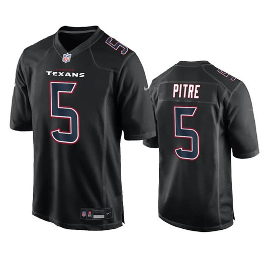 Houston Texans #5 Jalen Pitre Black Fashion Jersey