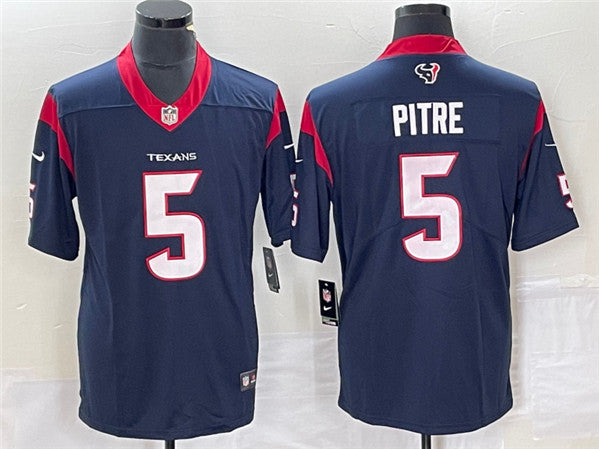 Jalen Pitre Houston Texans navy jersey
