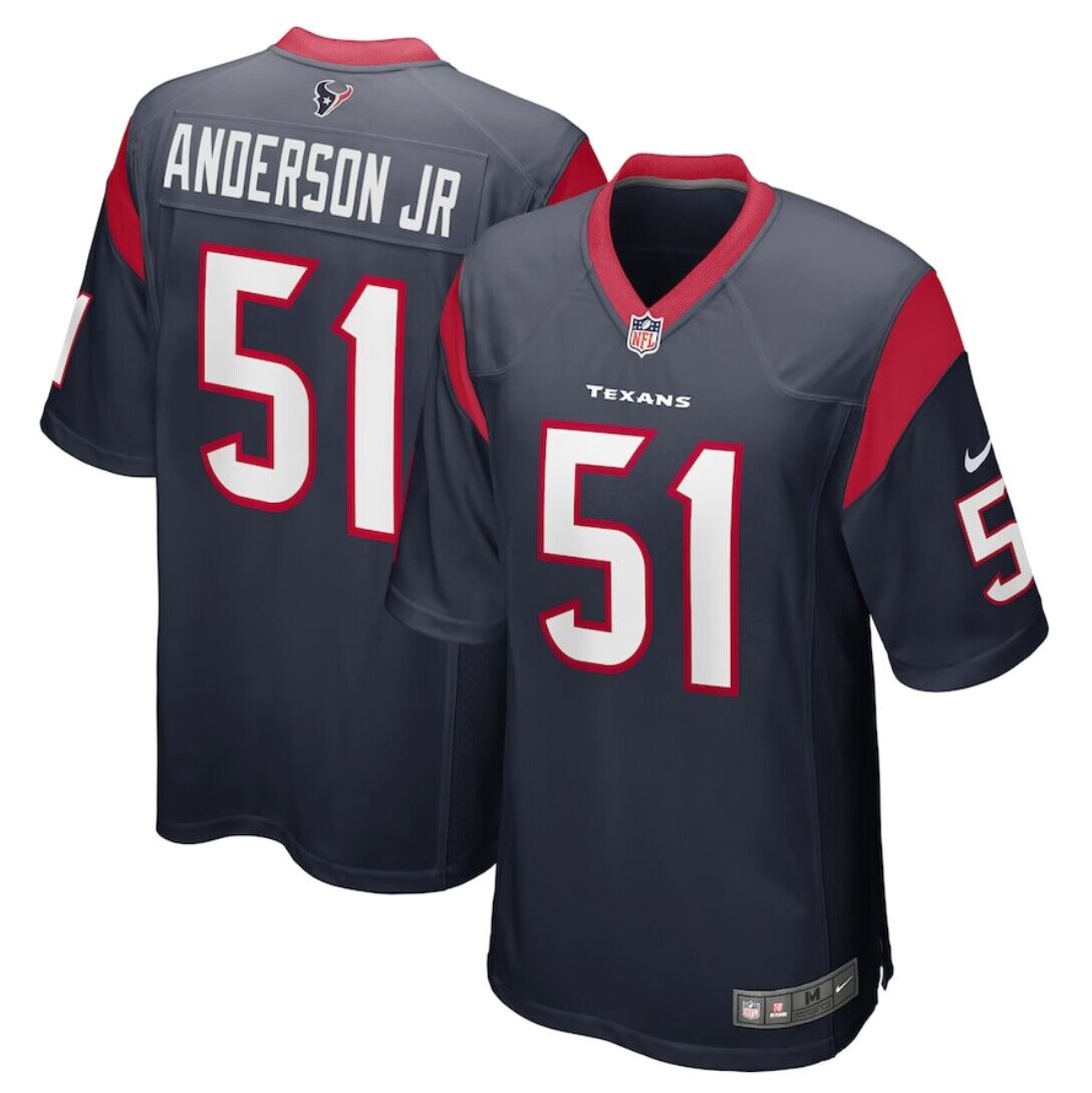 Will Anderson Jr Houston Texans navy Game jersey