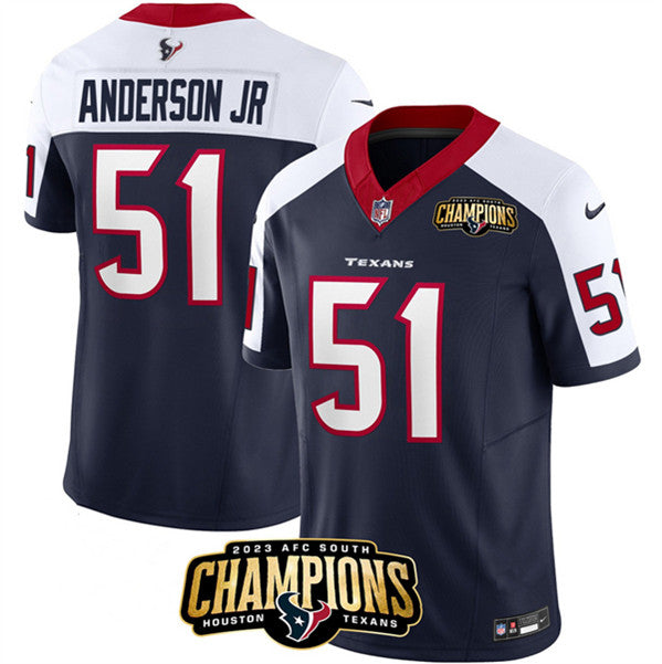 Will Anderson Jr Houston Texans navy-white FUSE jersey