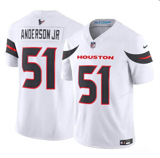 Houston Texans #51 Will Anderson Jr White 2024 FUSE Jersey