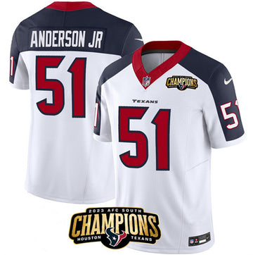 Will Anderson Jr Houston Texans white-navy FUSE jersey
