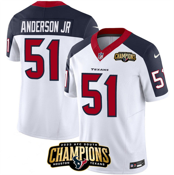 Will Anderson Jr Houston Texans white-navy FUSE jersey