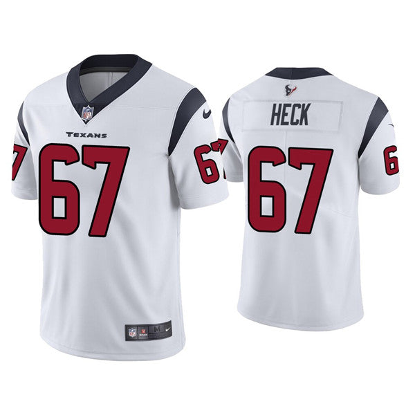 Charlie Heck Houston Texans white jersey