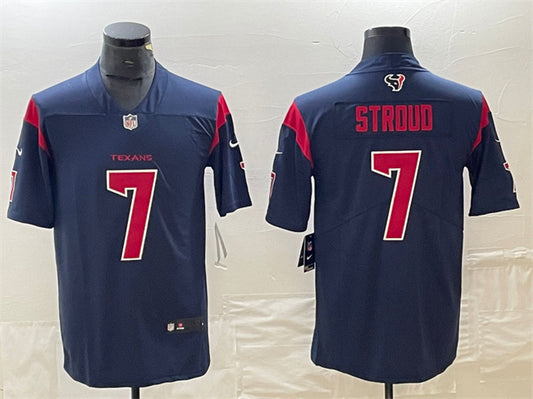 Houston Texans #7 CJ Stroud Navy Color Rush Jersey