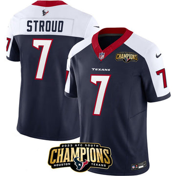 CJ Stroud Houston Texans navy-white FUSE jersey