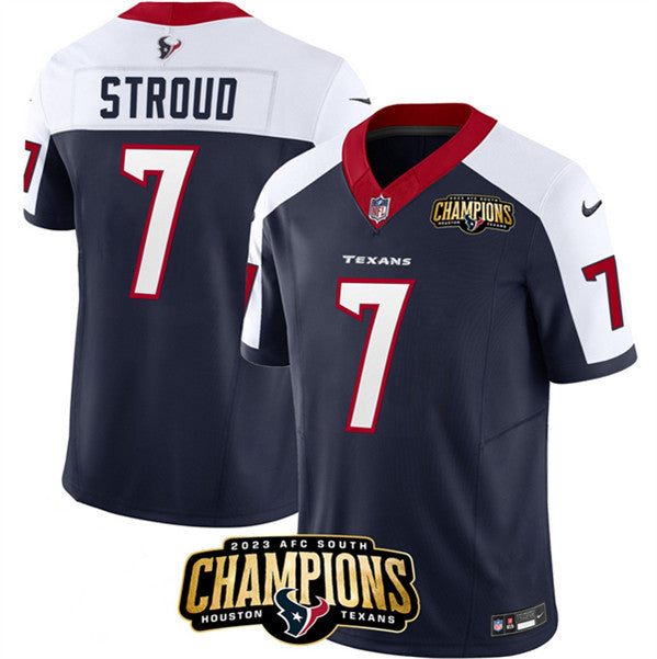 CJ Stroud Houston Texans navy-white FUSE jersey