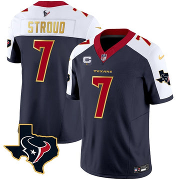 CJ Stroud Houston Texans navy-white FUSE jersey