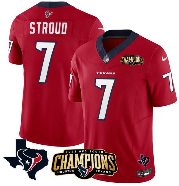 CJ Stroud Houston Texans red FUSE jersey