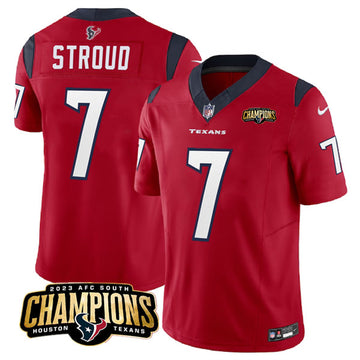 CJ Stroud Houston Texans red FUSE jersey