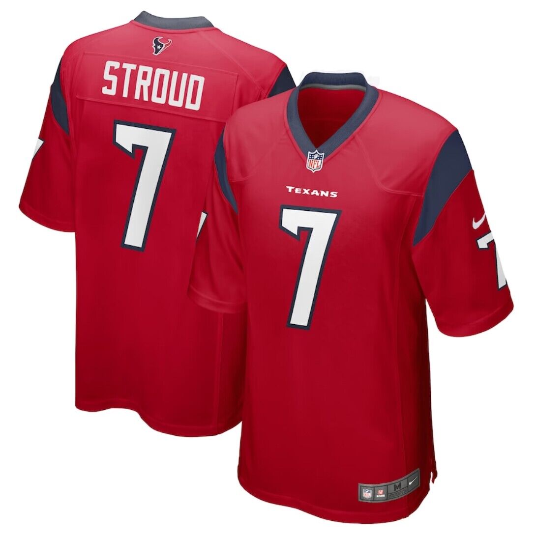 CJ Stroud Houston Texans red Game jersey