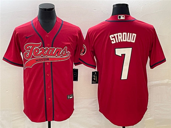 CJ Stroud Houston Texans red jersey