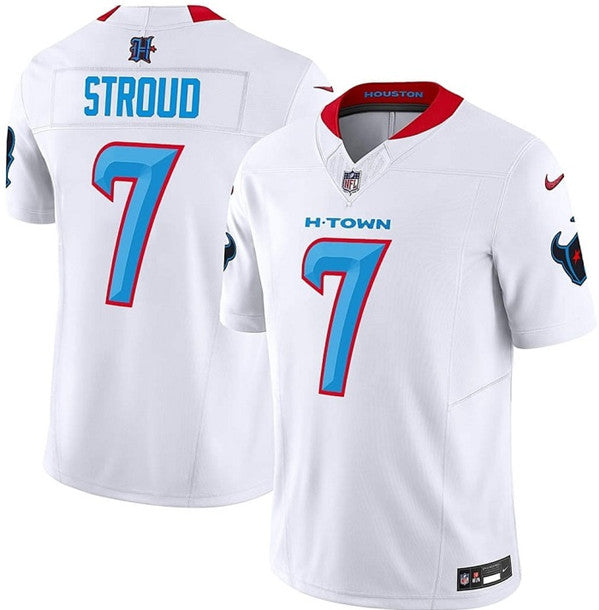 Houston Texans #7 CJ Stroud White 2024 FUSE Jersey