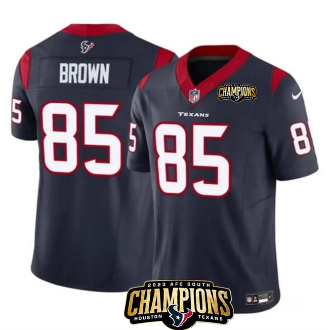 Noah Brown Houston Texans navy FUSE jersey
