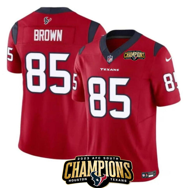 Noah Brown Houston Texans red FUSE jersey
