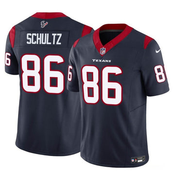 Dalton Schultz Houston Texans navy FUSE jersey