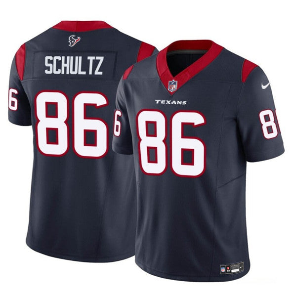Dalton Schultz Houston Texans navy FUSE jersey