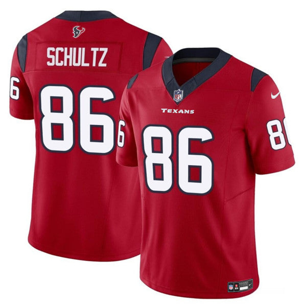 Dalton Schultz Houston Texans red FUSE jersey