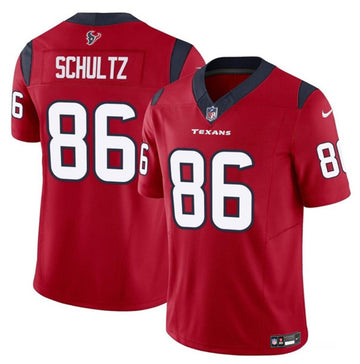 Dalton Schultz Houston Texans red FUSE jersey