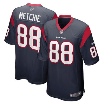 John Metchie Houston Texans navy Game jersey