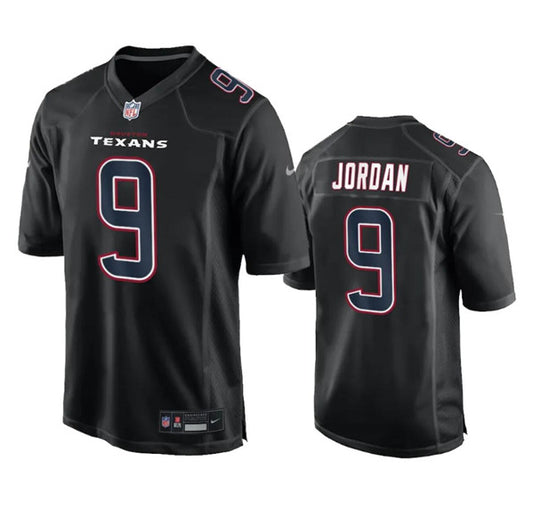 Houston Texans #9 Brevin Jordan Black Fashion Jersey