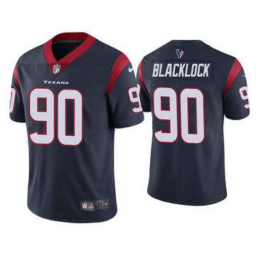 Ross Blacklock Houston Texans navy jersey